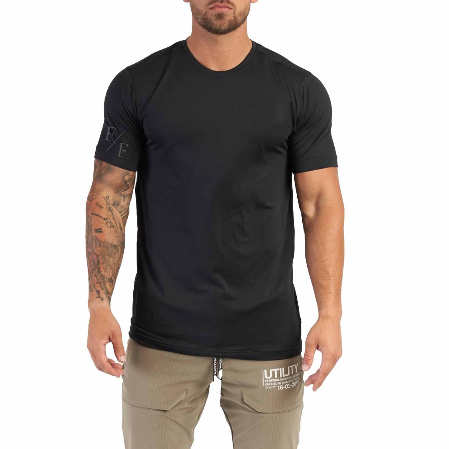 Men's Athletic T-Shirt Black