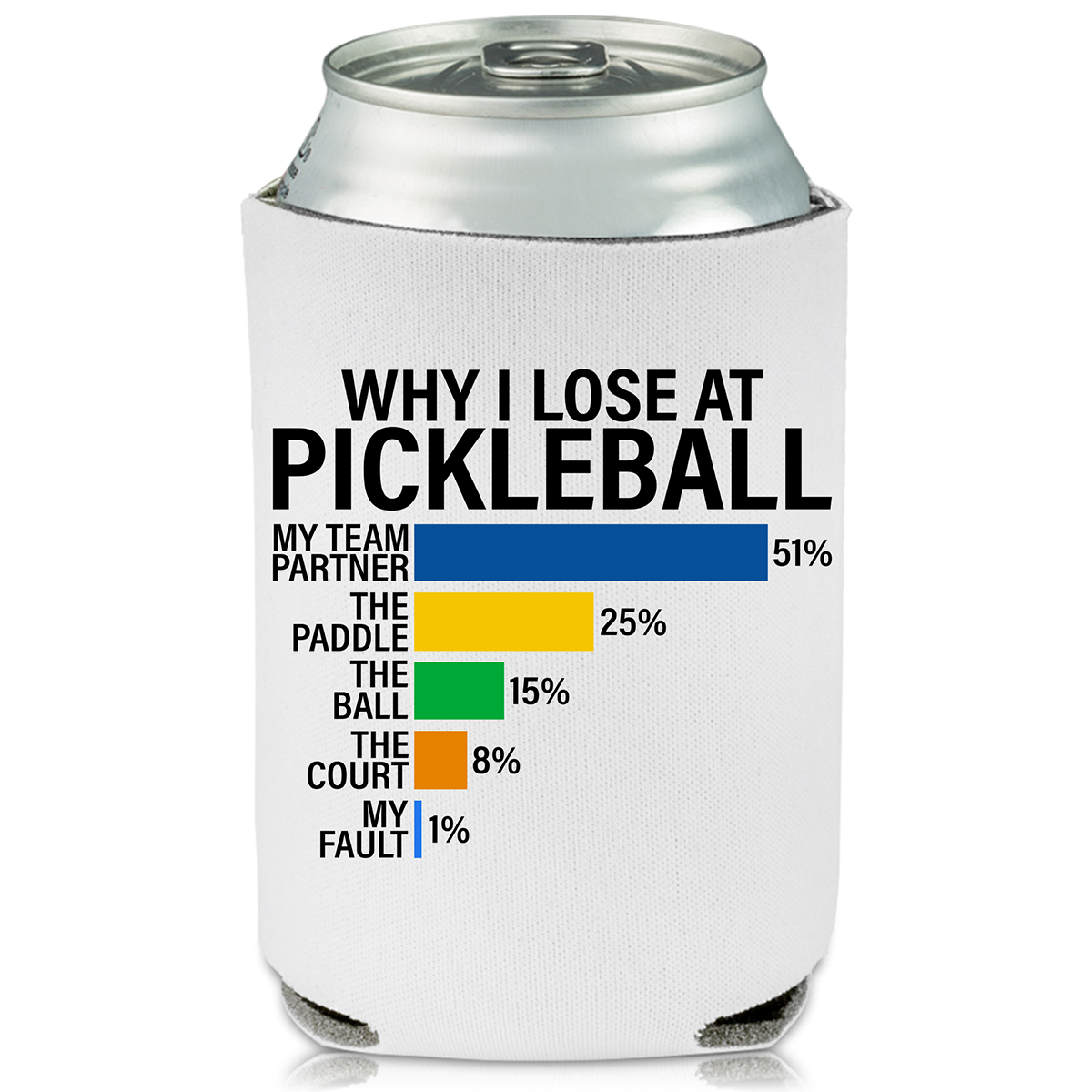 Pickleball Koozie